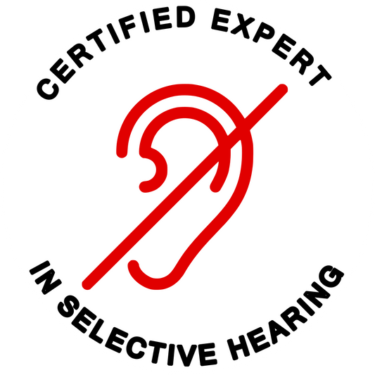 Selective Hearing Sticker